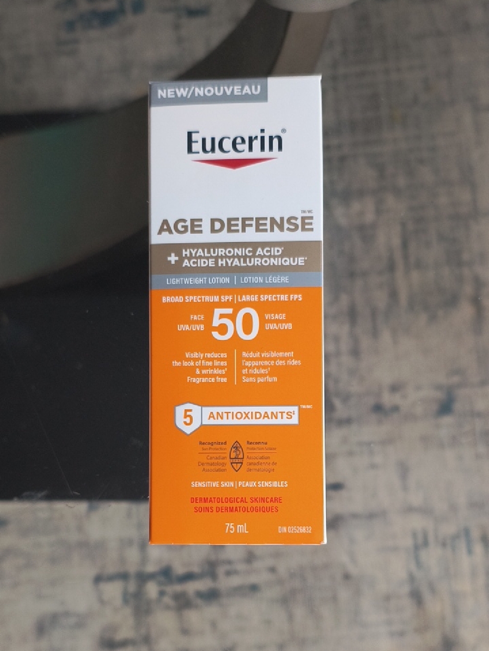 Age Defense SPF 50 Face Sunscreen Lotion